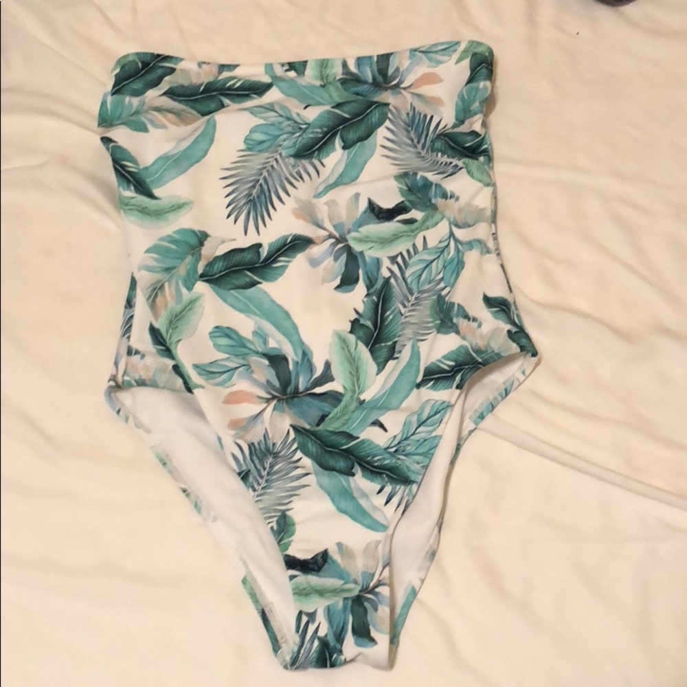 Strapless one piece! Never worn